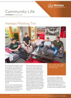 Hōhepa Canterbury Community Life Newsletter - Autumn 2018