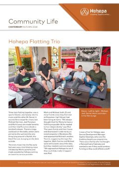 Hōhepa Canterbury Community Life Newsletter - Autumn 2018